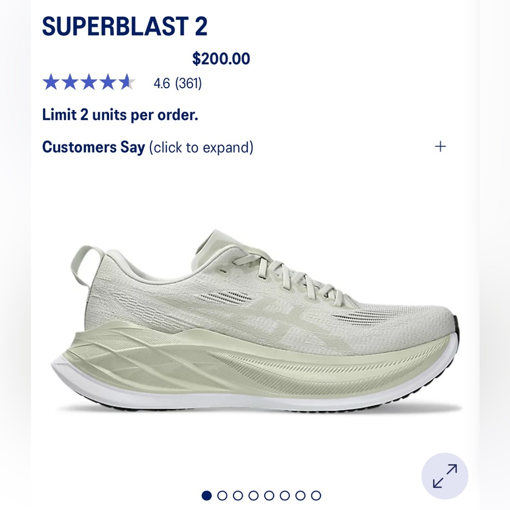 SUPERBLAST 2 - ASICS (NWT)